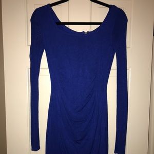Royal Blue cotton cocktail dress